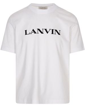 Lanvin Logo T-shirt Clothing - White