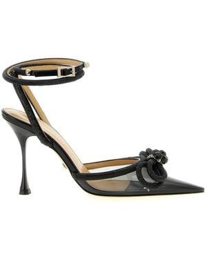 Mach & Mach Double Bow' Pumps - Metallic
