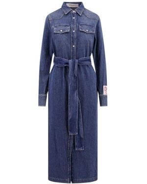 Golden Goose Shirt Dresses - Blue