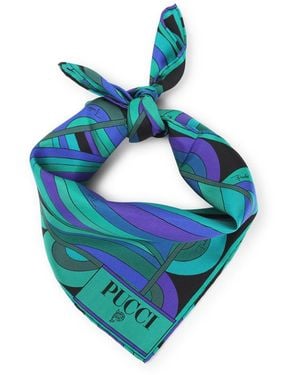 Emilio Pucci Scarf - Blue
