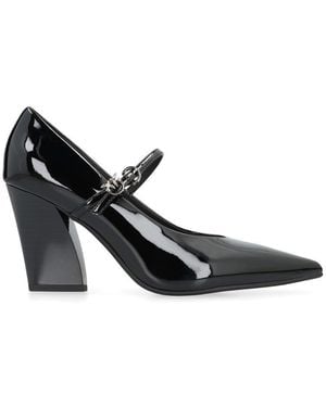 Pinko Viola Patent Leather Pumps - Black