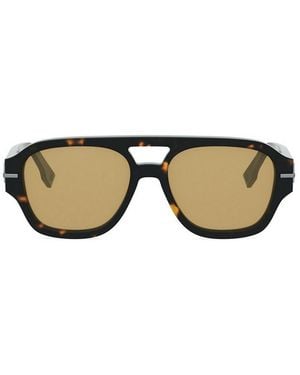 Fendi Graphy Sunglasses - Brown