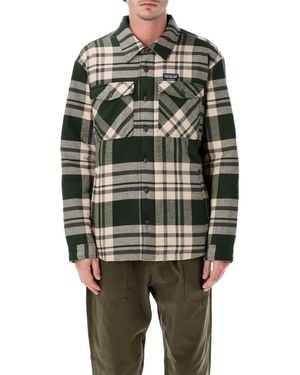 Patagonia Fjord Flannel Insulated Shirt - Green