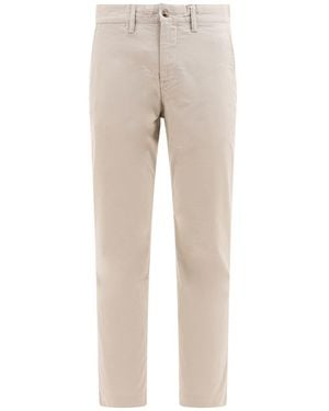 Polo Ralph Lauren Stretch Straight Fit Washed Chino Pants ( Tan) Clothing - Natural