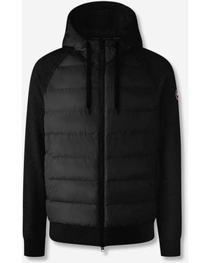 Canada Goose Hooded Zip Cardigan - Black