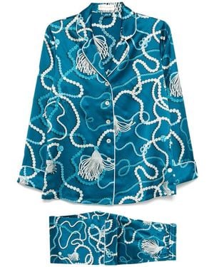 Olivia Von Halle Jumpsuits - Blue