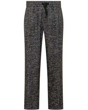 Dolce & Gabbana Wool Tweed Pants - Grey