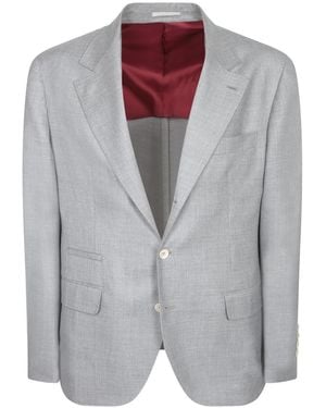 Brunello Cucinelli Blazers - Grey