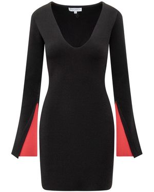JW Anderson Contrast Dress - Black