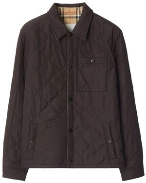 Burberry Reversible Quilted Nylon Coat Clothing - Black