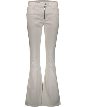 Courreges Zipper Denim Pants - Grey