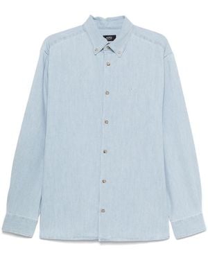 A.P.C. Chemise Mathias - Blue