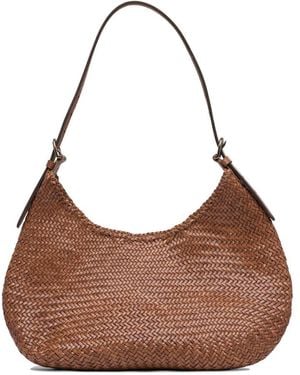 Dragon Diffusion "Luna Mezza" Shoulder Bag - Brown