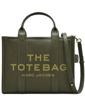 Marc Jacobs The Leather Medium Tote Bags - Green