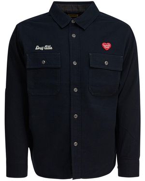 Human Made "work" Overshirt Jacket - Blue