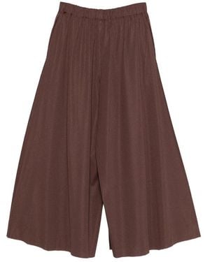 Pleats Please Issey Miyake Trousers - Brown