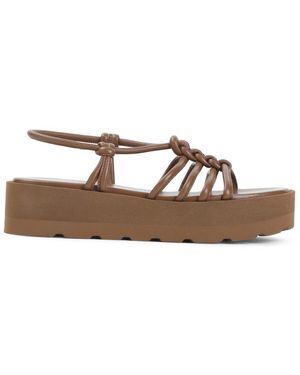 Gianvito Rossi Leather Sandals - Brown