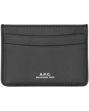 A.P.C. Small Leather Goods - Black