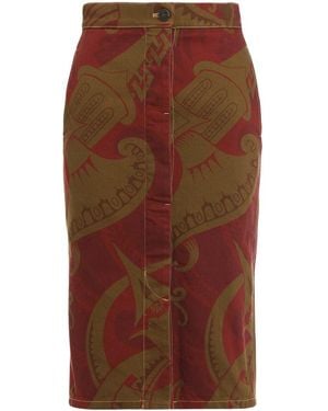 Vivienne Westwood Midi Skirt - Brown