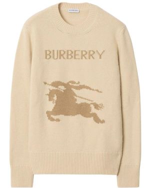 Burberry Sweaters - Natural