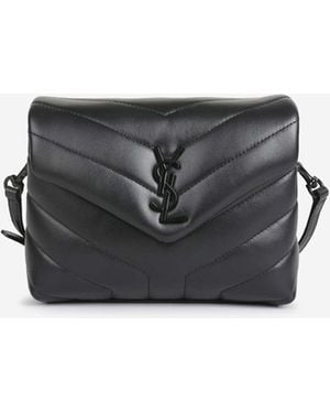 Saint Laurent Loulou Toy Shoulder Bag - Grey