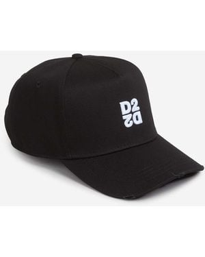 DSquared² Logo Cap - Black