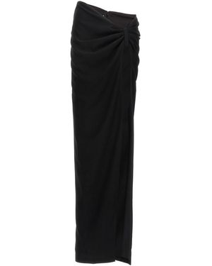 Monot 'Torpedo' Long Skirt - Black