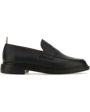 Thom Browne Flat Shoes - Black