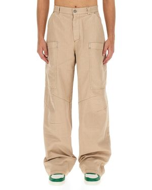 Palm Angels Parachute Trousers - Natural