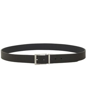 BOSS Reversible Leather Belt - Black