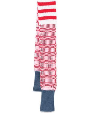 MERYLL ROGGE Geometric-Pattern Scarf - Pink