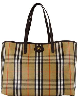 Burberry Ll Highlands Medium Shopper Bag - Black
