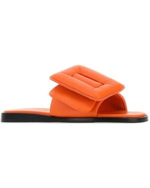 サンダル・ミュール BOYY Orange leather Puffy slippers Boyy Shoes for Women | Online Sale up to 83% off | Lyst