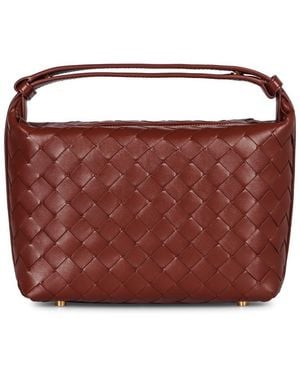 Bottega Veneta Mini Wallace Leather Shoulder Bag - Red