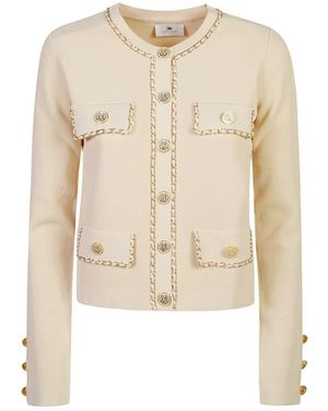 Elisabetta Franchi Jumpers - Natural