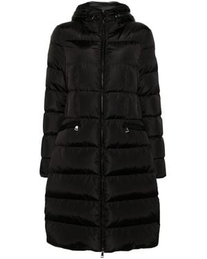 Moncler Avocette Long Coat - Black