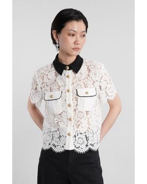 Self-Portrait Topwear - White