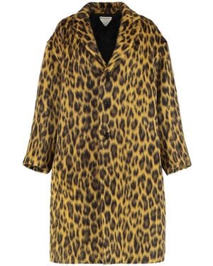 Bottega Veneta Oversized Coat - Yellow