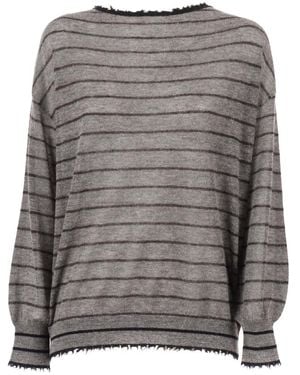 Kangra Cashmere Girocoll - Grey