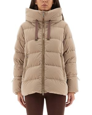 Moorer Padded Jacket "Gadia" - Natural