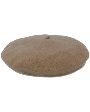Celine Robert Knitted Beret Hat - Brown
