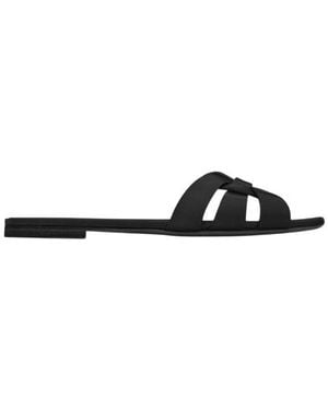Saint Laurent Flat Shoes - Black