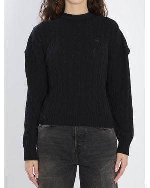 Balenciaga Jumper With Logo - Black