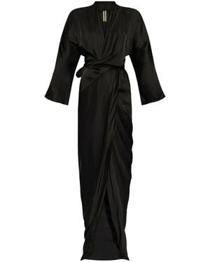 Rick Owens Abito Avvolgente - Black
