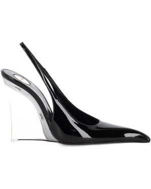 Saint Laurent With Heel - Black