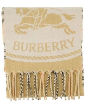 Burberry Knight Chck Scarf - Metallic