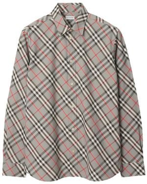 Burberry Shirts - Gray