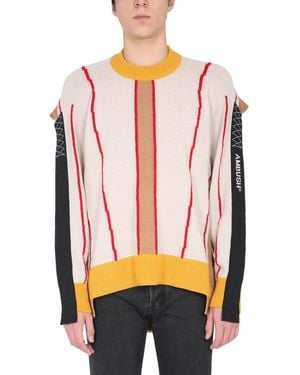 Ambush Classic Crew Neck Jumper For - Natural