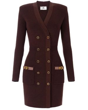 Elisabetta Franchi Dresses - Brown