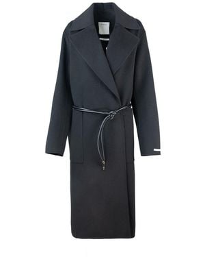 コート Sportmax Black Alpaca Blend Modico Coat Sportmax Coat - Black - Women | ABATE747013 | thebs.com